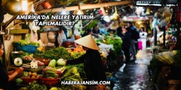 Amerika'da Nelere Yatırım Yapılmalıdır?