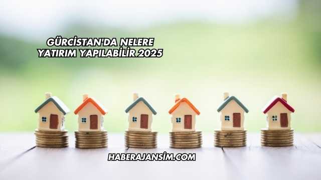Gürcistan'da Nelere Yatırım Yapılabilir 2025